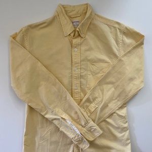 Yellow Poplin Slim Fit Bonobos Button Down Shirt